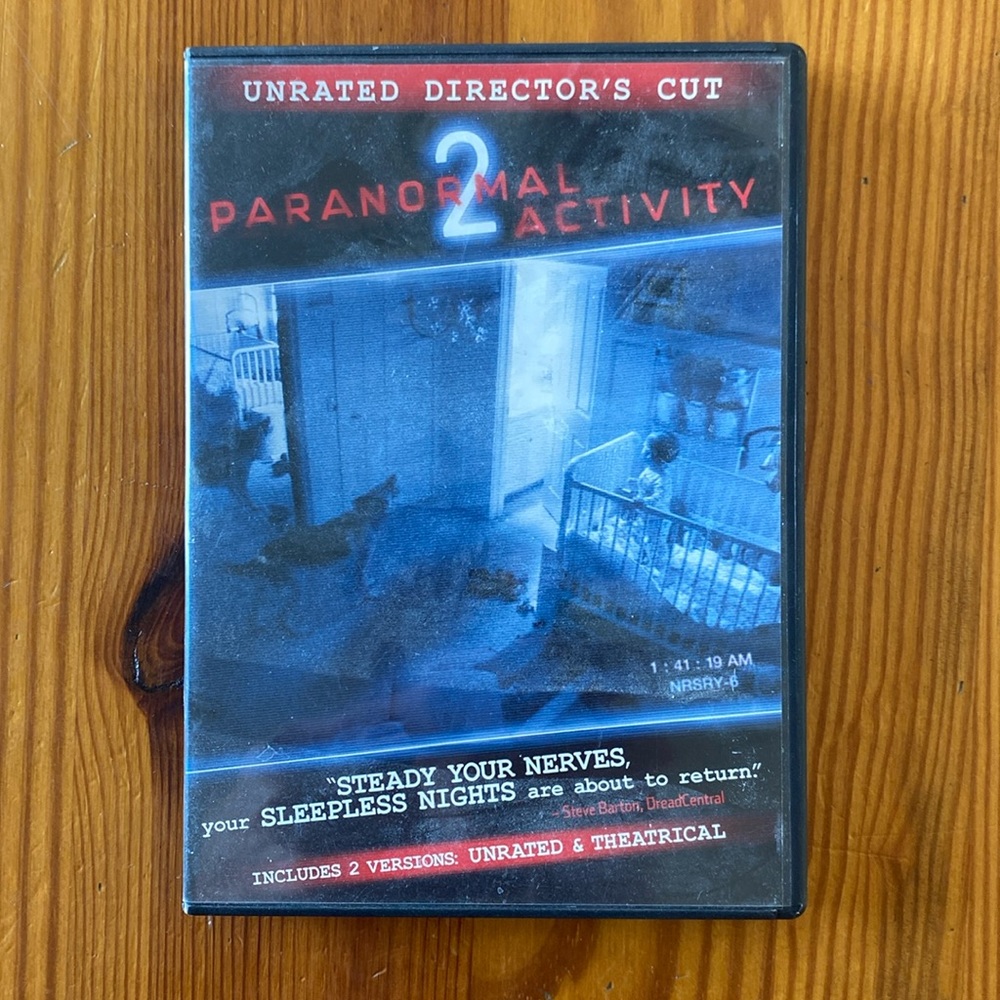 DVD PARANORMAL ACTIVITY 2